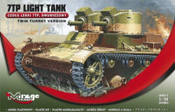 Mirage Hobby 7TP Light Tank Twin Turret Version 1: 35 (355002)