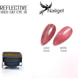  Reflectív Hologram Cat-Eye 01 gél lakk 5 ml
