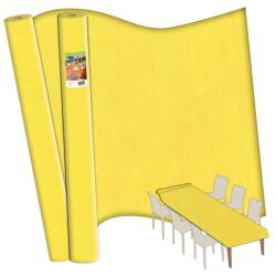 Pack Service Asztalterítő tekercs, napsárga, 1, 2 x 5 m - víztaszító Airspun nemszőtt textil