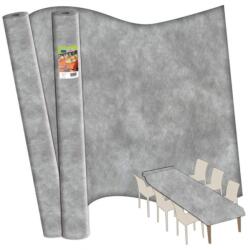 Pack Service Asztalterítő tekercs, szürke, 1, 2 x 5 m - víztaszító Airspun nemszőtt textil