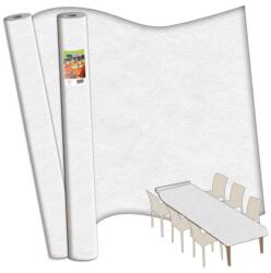 Pack Service Asztalterítő tekercs, fehér, 1, 2 x 5 m - víztaszító Airspun nemszőtt textil