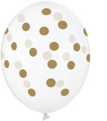  Balloons 30cm, Dots, Crystal Clear (1 pkt / 6 pc. ) (SB14C-223-099G-6)