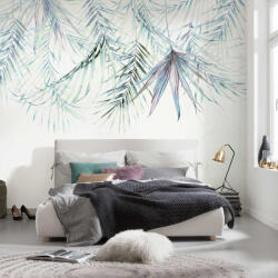  Pasztell pálmalevél mintás fotótapéta