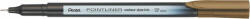 Pentel Tűfilc, 0, 4 mm, PENTEL "Pointliner", barna (S40-E3)