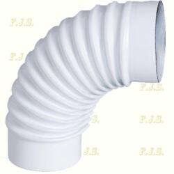 FM Füstcső alumínium Könyök Ø120/ 90° Szinterezett fehér