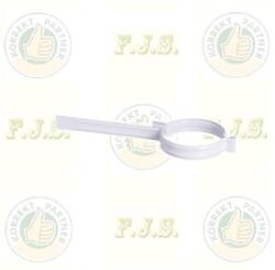 FM alumínium csőbilincs Ø105 mm szinterezett fehér