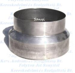 FM Füstcső szűkítő Ø150-130 mm 1 mm natúr acél