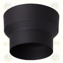 FM bővítő Ø105-120 mm Fekete acél Füstcső