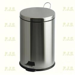 Meva 5l hulladékgyűjtő Krómozott pedálos műanyag betéttel