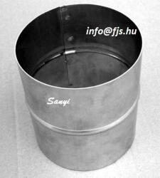 FM alumínium közdarab Ø150 natúr