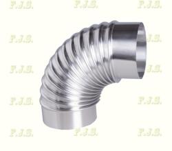 FM Füstcső alumínium Könyök Ø150/90° natúr