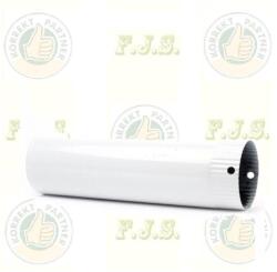HIT Füstcső 400 mm fehér fi 120 mm Ø120/400 zománcos, zománcozott