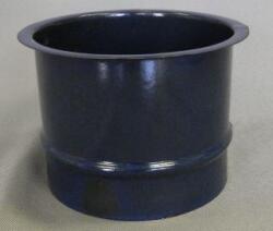  Falhüvely Ø105 mm Zománcozott fekete