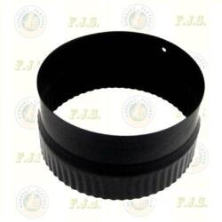 HIT Füstcső szűkítő fi 130/120 0.8mm fekete Ø130-120 mm