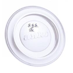 Anko Falhüvely Ø160 mm csőrózsával dugóval fehér zománcozott Fali hüvely fi 160 mm