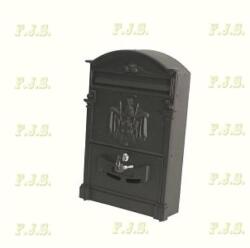  Postaláda öntött alumínium címeres fekete 405 x 250 x 90 mm. Arthur