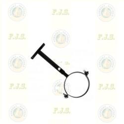 AT füstcső Fekete csőbilincs Ø120 mm, állítható