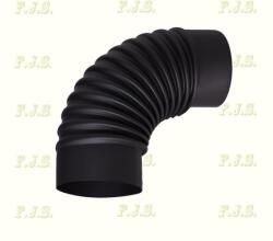 FM Füstcső könyök Ø120/90° fekete acél