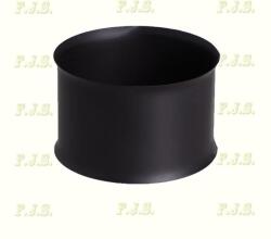 FM Falhüvely Ø130 mm fekete acél Füstcső