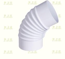 FM Füstcső alumínium Könyök Ø110/120° Szinterezett fehér