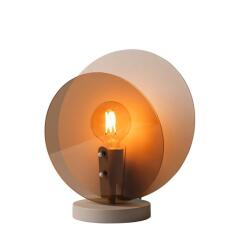IT'S ABOUT ROMI Veioza din metal sand si sticla chihlimbar Toledo (TOLT010AM)