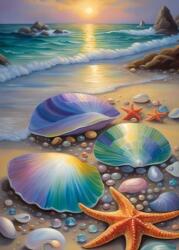 NORIMPEX - Puzzle Tablou Diamant: Scoici și stele de mare 30x40cm - 1 - 39 piese