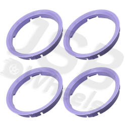  Set 4 inele de centrare jante 73.0-66.1 mm (JSB730661)