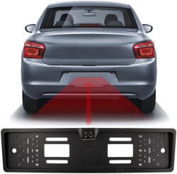  GLOBIZ Rendszámtábla keretbe épített tolatókamera - 12V (GL-55069C)