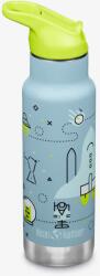 Klean Kanteen Termos din otel pentru copii, Klean Kanteen Insulated Kid Classic Narrow 355ml , cu capac sport flip, (1011216)