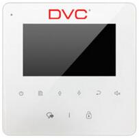 DVC Monitor TFT Hands-Free 4, 3" pentru Sistem Videointerfon, 2 Fire, Montaj Pe Suprafață, Alb - DVC DT437 (DT437)