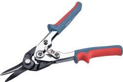 Extol lemezvágó olló, egyenes- és íves vágáshoz, 255mm, CV. , áttételes, kétszínű, múanyag nyél (48100) - gardenet