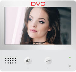 DVC Monitor Videointerfon Smart, Hands-Free, 7" , Touchscreen, WiFi, Redirecționare Apeluri, Quad View, Montaj Pe Suprafață - DVC DX471S (DX471S)