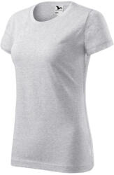 MALFINI Basic póló női világosszürke melírozott S (1340313)