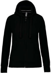 Kariban KA464 LADIES' FULL ZIP HOODED SWEATSHIRT M (K464-BLACK-M-20)