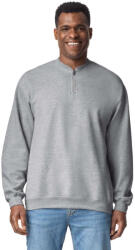 Gildan GISF008 SOFTSTYLE MIDWEIGHT FELNŐTT 1/4 CIPZÁRAS PULÓVER (gisf008sp-2xl)