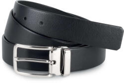 K-UP Kp807 Classic Belt In Full Grain Leather - 30mm U (kp807-black-3x125-40)