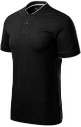 MALFINI Diamond galléros póló férfi fekete S (2730113)