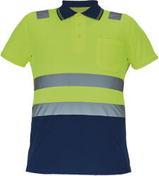  CADIZ HV galléros póló sárga/navy XL