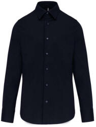 Kariban KA529 LONG-SLEEVED COTTON/ELASTANE SHIRT S (K529-NAVY-S-12)