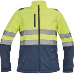  GRANADA HV SOFTSH. kabát sárga/navy L