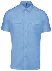 Kariban KA503 MEN'S SHORT-SLEEVED PILOT SHIRT M (K503-SKY BLUE-M-12)