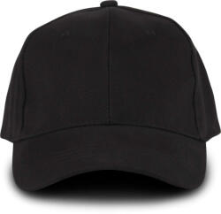 K-UP Kp108 Oekotex Certified 6 Panels Cap U (kp108-black-uniq-100)