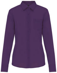 Kariban KA549 JESSICA - LADIES' LONG-SLEEVED SHIRT L (K549-PURPLE-L-12)