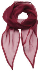 Premier PR740 'COLOURS COLLECTION' PLAIN CHIFFON SCARF U (PR740BURG)
