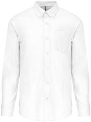 Kariban KA533 MEN'S LONG-SLEEVED OXFORD SHIRT L (K533-WHITE-L-12)