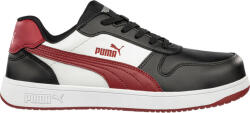 PUMA Frontcourt BLK/WHT/RED Low S3L ESD FO HRO SR munkavédelmi cipő