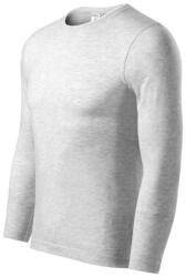Piccolio Progress LS póló unisex világosszürke melírozott S (P750313)