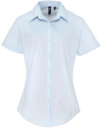 Premier PR309 WOMEN'S POPLIN SUPREME SHORT SLEEVE SHIRT XL (PR309LBLU16)