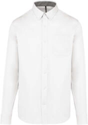 Kariban KA586 MEN'S NEVADA LONG-SLEEVE COTTON SHIRT XL (K586-WHITE-XL-20)
