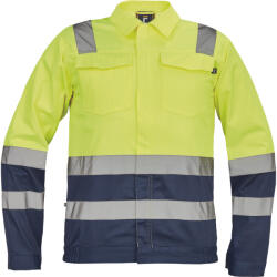  VALENCIA HV kabát sárga/navy 48